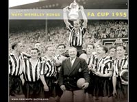 NUFC 1955 FA Cup Win Wallpaper